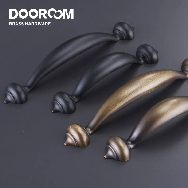 Латунные ручки Dooroom шкаф комод ящик мебель Европейский американский