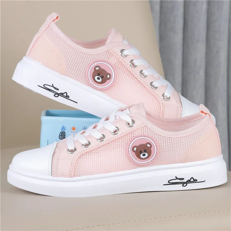 

Shoes Woman 2021 Female Footwear Round Toe Casual Sneaker Espadrilles Platform Modis All-Match New Dress Cross Breathable Sports