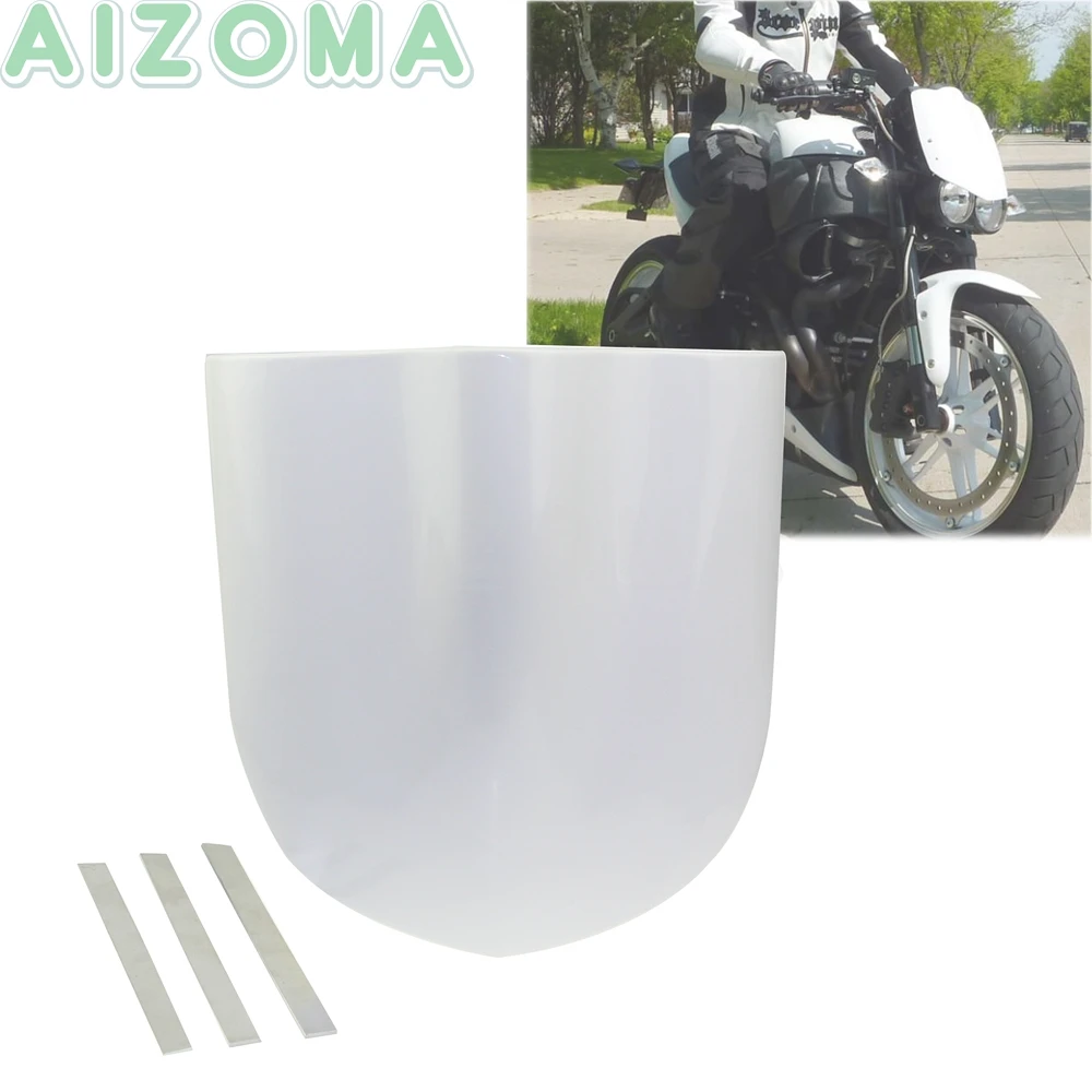 Белые Спортивные мотоциклы лобовое стекло универсальный Fly экран для Buell XB9S XB9SX