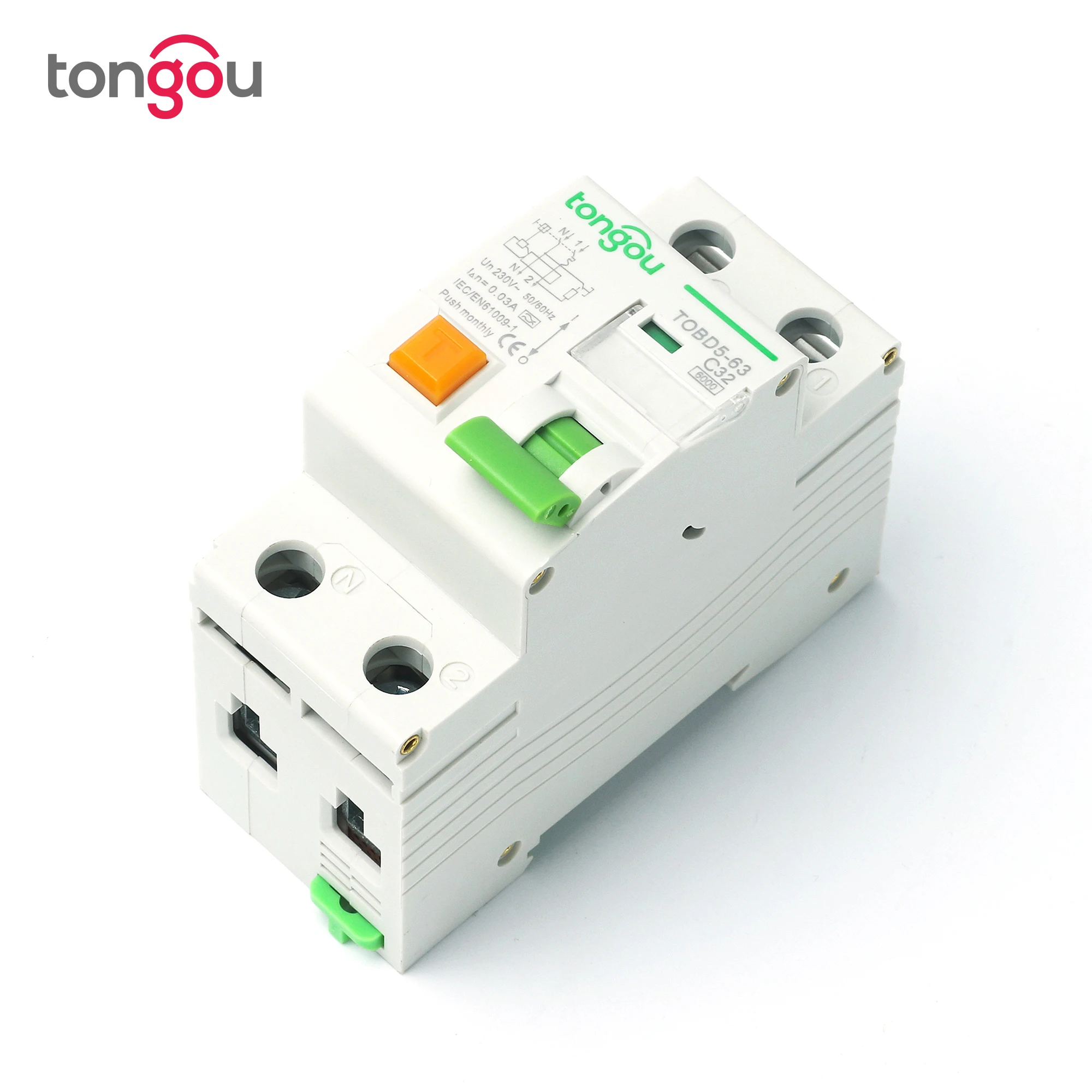 Электромеханический автоматический выключатель остаточного тока с защитой от