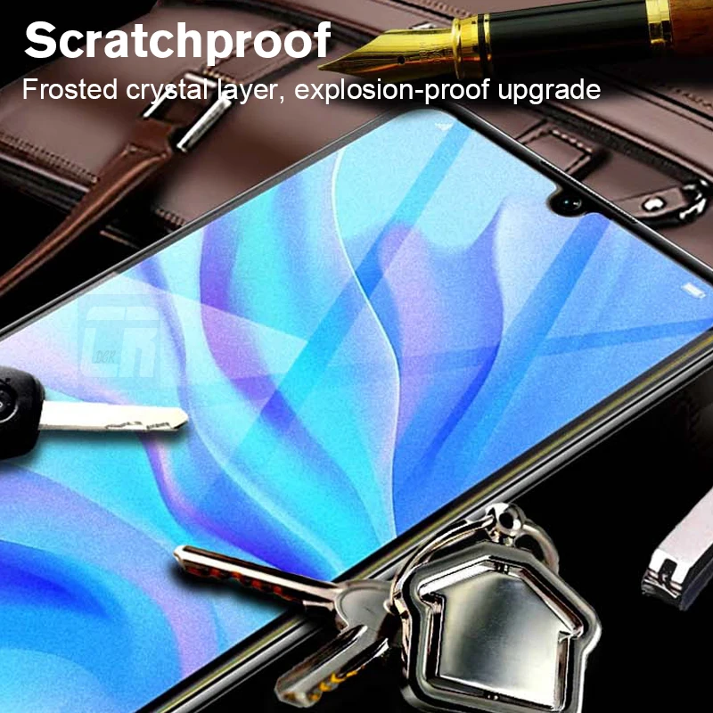 Без отпечатков пальцев Матовый экран закаленное стекло для huawei Nova 5 5i mate 20 30 Lite Y9