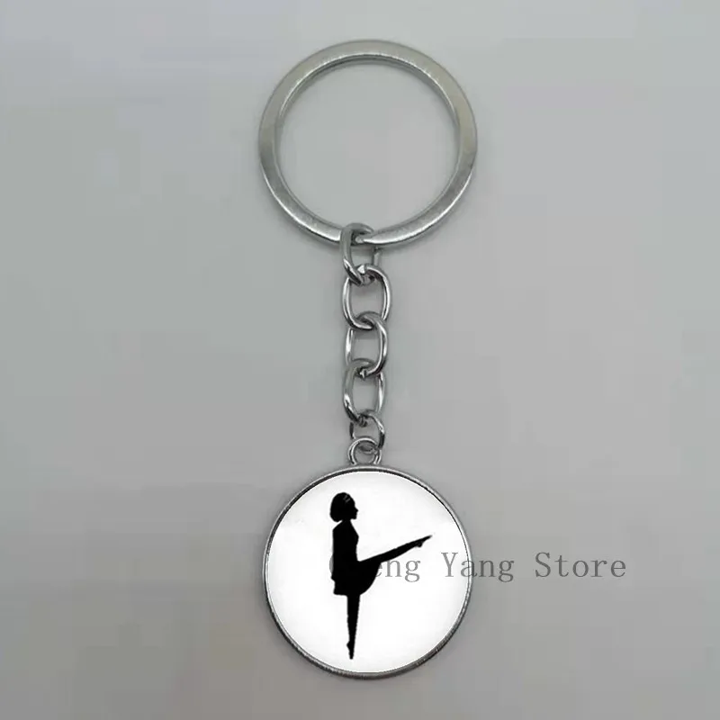 Лидер продаж 2020 Модный классический брелок с подвеской в виде Танцовщицы девочки