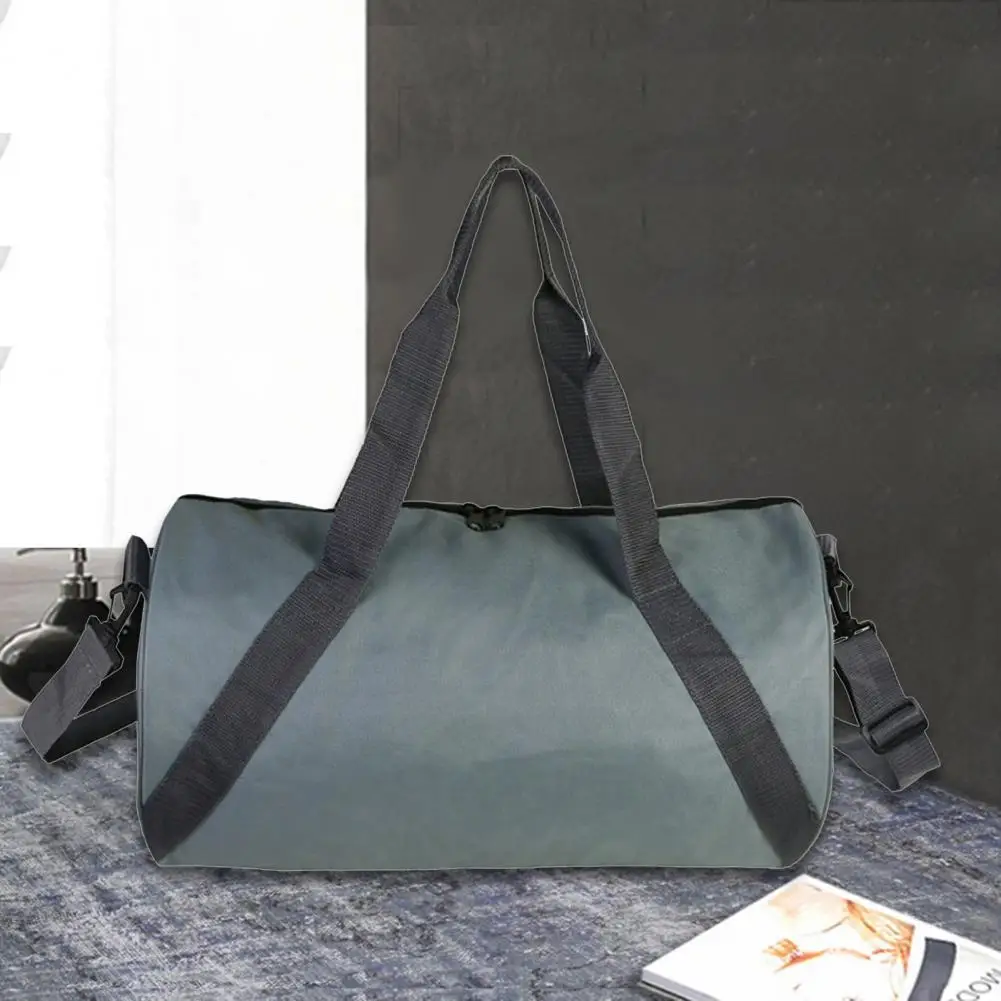 

Fitness Bag Large Capacity Double Zipper Oxford Cloth Crossbody Short Distance Travel Cylinder Handbag for Outdoor сумка женская