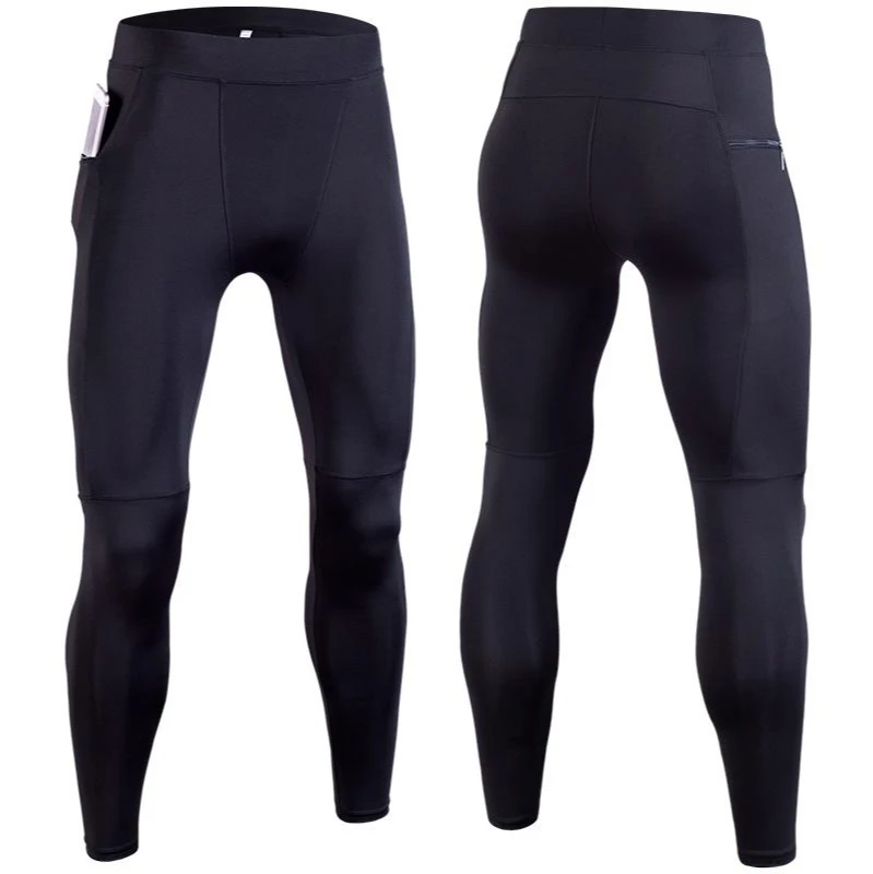 

Fitness pants men's stretch quick-drying tights training yoga sports trousers running bottoming pants