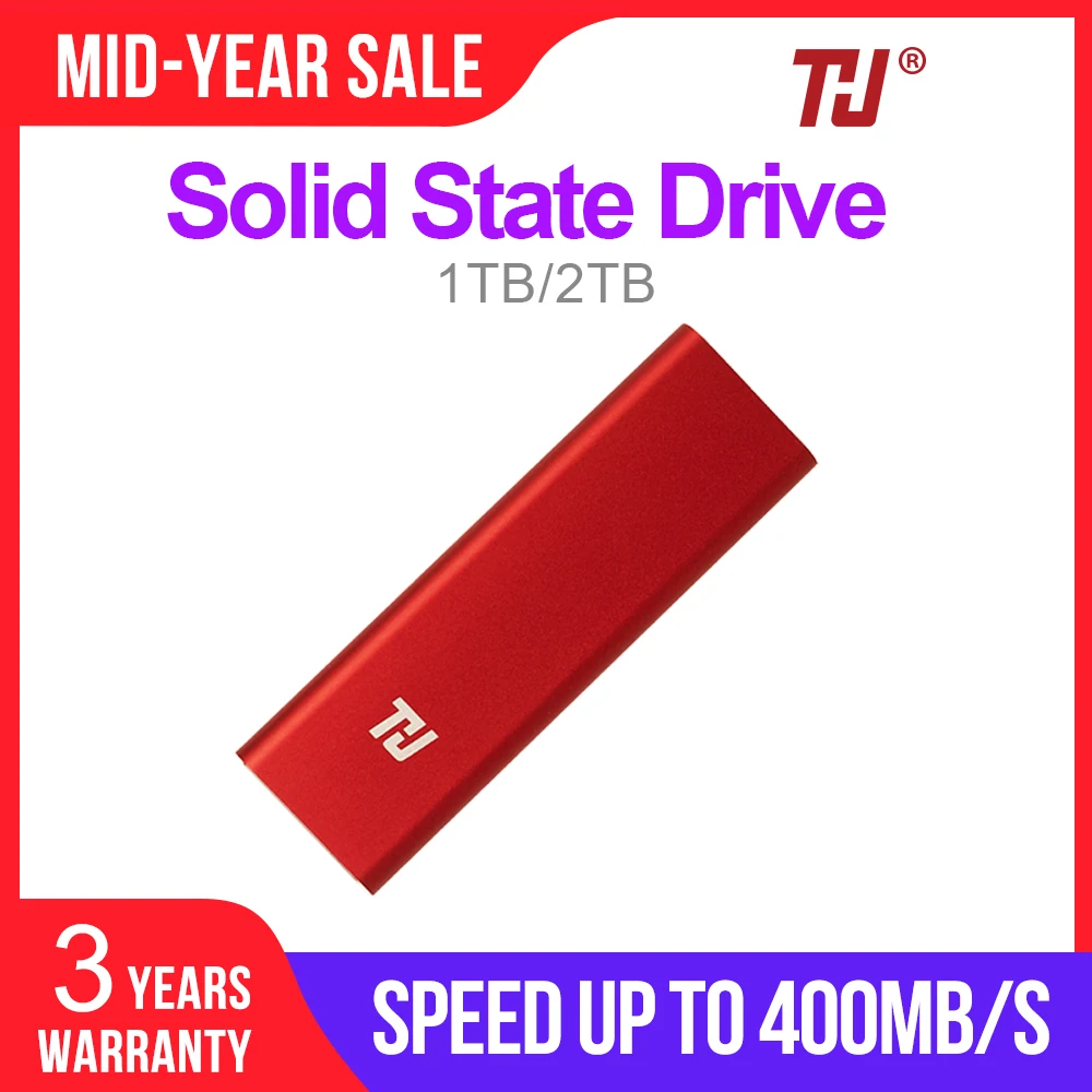 THU SSD External USB3.1 128GB Portable HDD 256GB 512GB 1TB 400MB/s Solid State Drive PC Laptop Notebook DRIVE|Внешние SSD| |