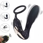 Беспроводной массажер для мужчин с дистанционным управлением, Силиконовый анальный вибратор, 10 скоростей, Анальная пробка, интимные игрушки для мужчин, мастурбатор, США