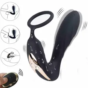 Беспроводной массажер для мужчин с дистанционным управлением, Силиконовый анальный вибратор, 10 скоростей, Анальная пробка, интимные игрушки для мужчин, мастурбатор, США