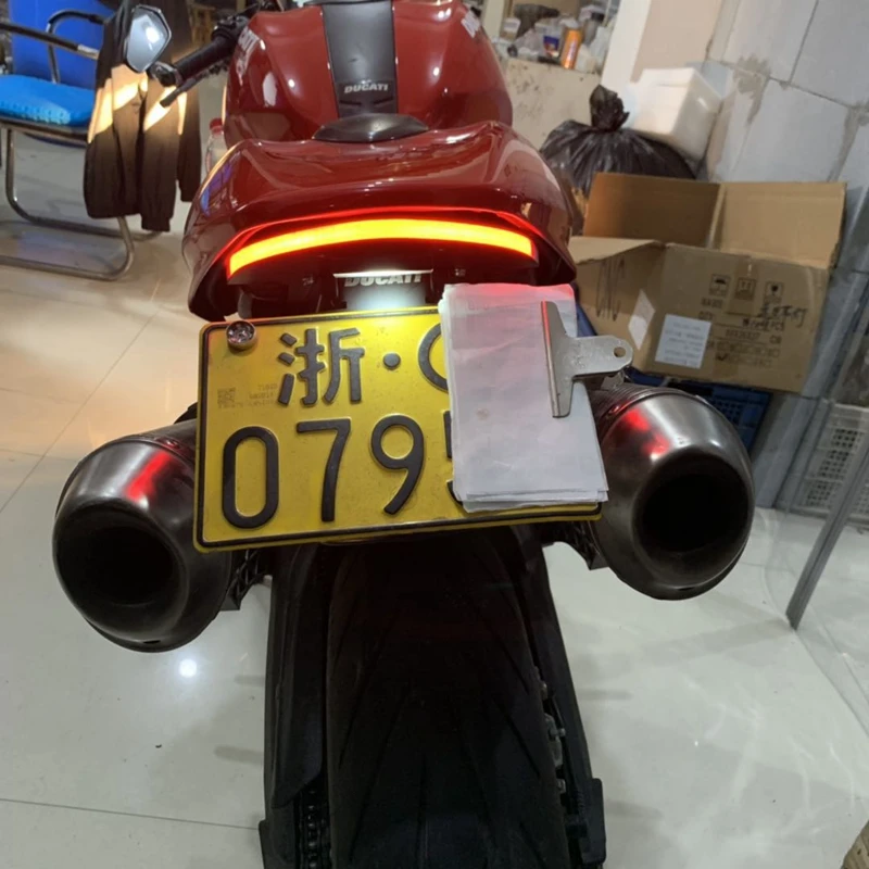 Задний стоп-сигнал для мотоцикла DUCATI Monster 696 795 796 M1100EVO встроенный СВЕТОДИОДНЫЙ