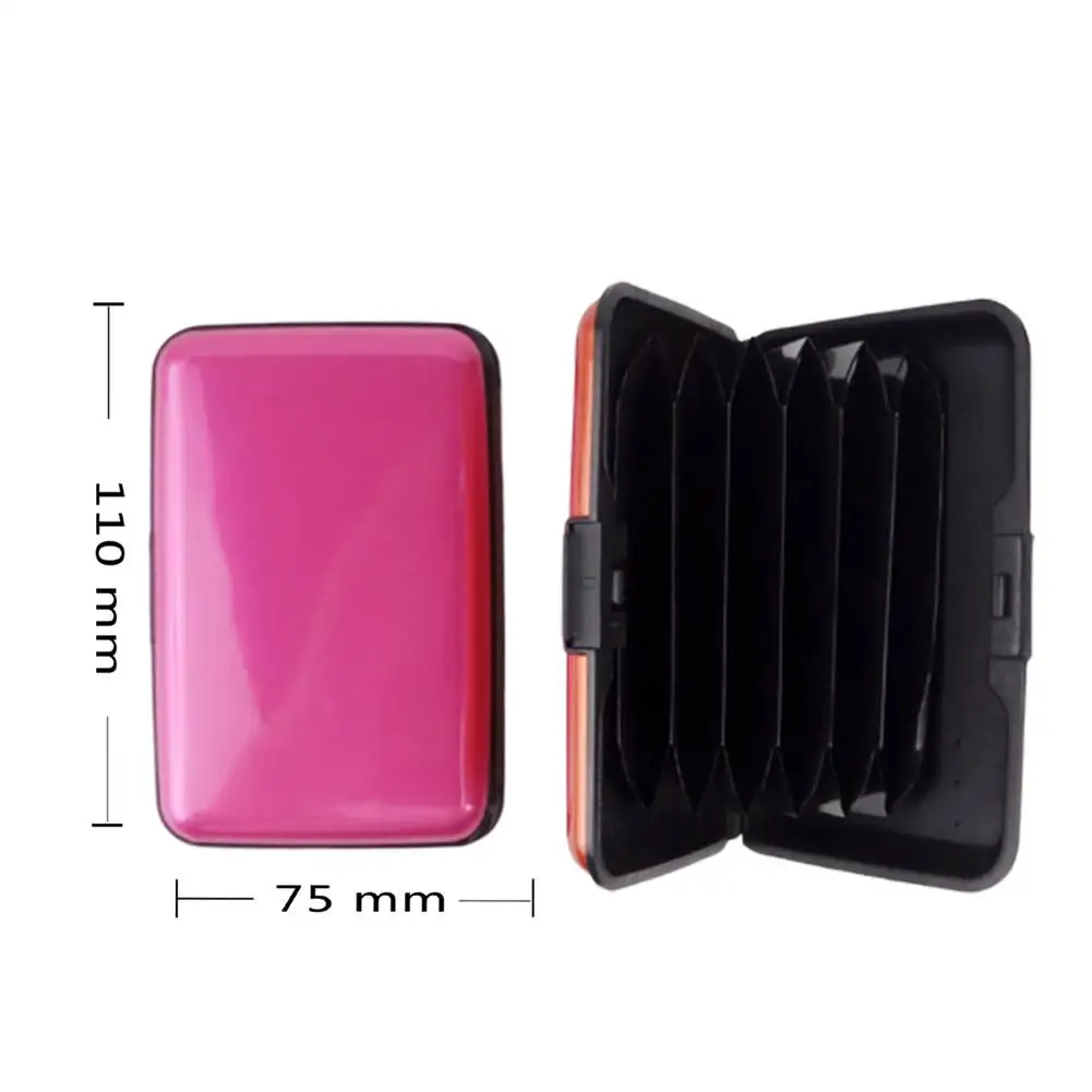 

Waterproof Aluminium RFID Blocking Business ID Credit Card Holder Case Pocket