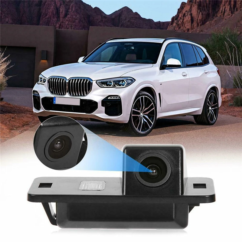 1 комплект черная Автомобильная камера заднего вида CCD для BMW 3/7/5 серии E39 E46 E53 X5 X3 X6