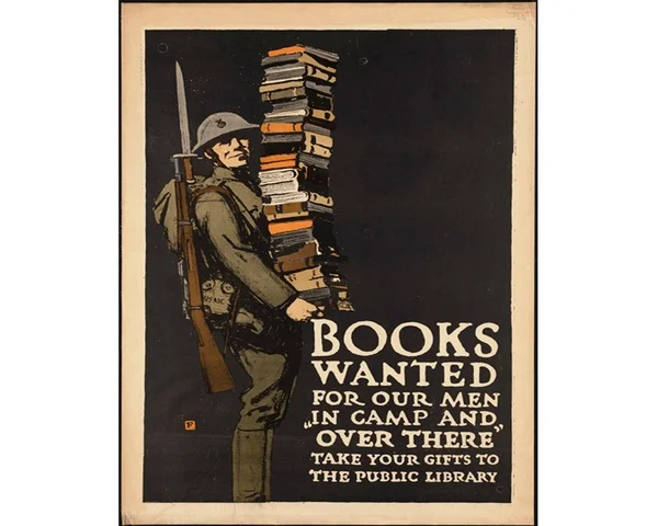 Книги пропаганды мировой войны хотели для наших мужчин в лагере и там винтажный