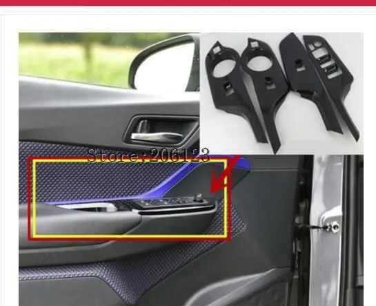 Для Toyota C-HR CHR 2016 2017 2018 Автомобильный интерьер окно подъемная Кнопка отделка