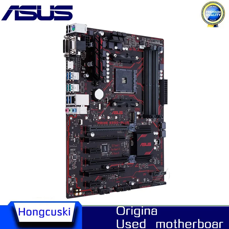 Для ASUS PRIME оригинальная материнская плата разъем AM4 DDR4 B350 настольная | Компьютеры