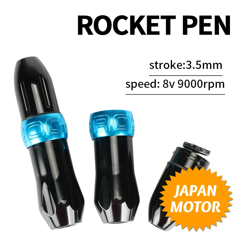 

Rocket Motor Tattoo Pen Machine Space Aluminum Alloy Tattoo Gun Equipment For Semi Permanent Microblading Makeup Tattoo Machines