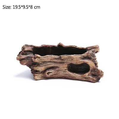Brown 5 Strongwell китайский корень дерева цветочный горшок дерево пень цемент мясистая ручная работа цветочный горшок скандинавские украшения дома аксессуары подарок - Цвет: Brown 5