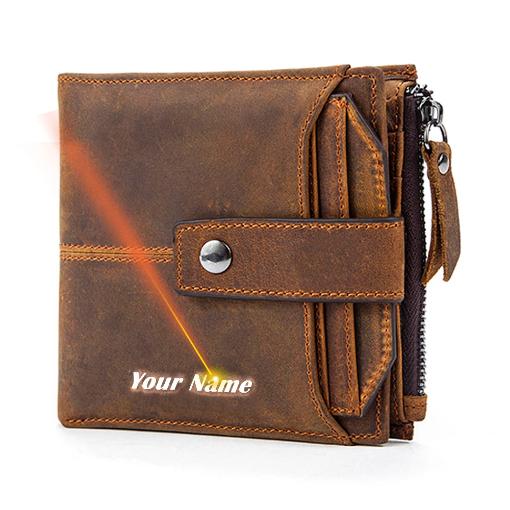 Joyir кошелек мужской rfid натуральная кожа для мужчин Винтаж Бумажник/клатч из