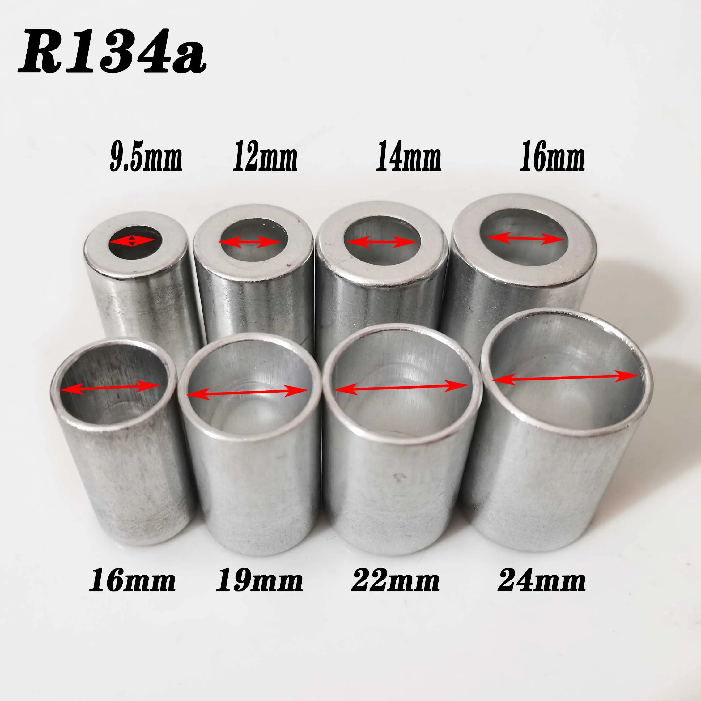 (80 шт.) R134a автоматическое соединение шланга кондиционера алюминиевая втулка