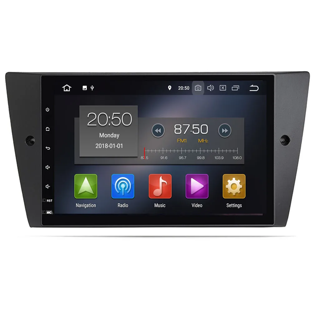 2 Din Автомобильный мультимедийный плеер GPS Android 10 для BMW 3 серии E90/E91/E92/E93 dvd-плеер