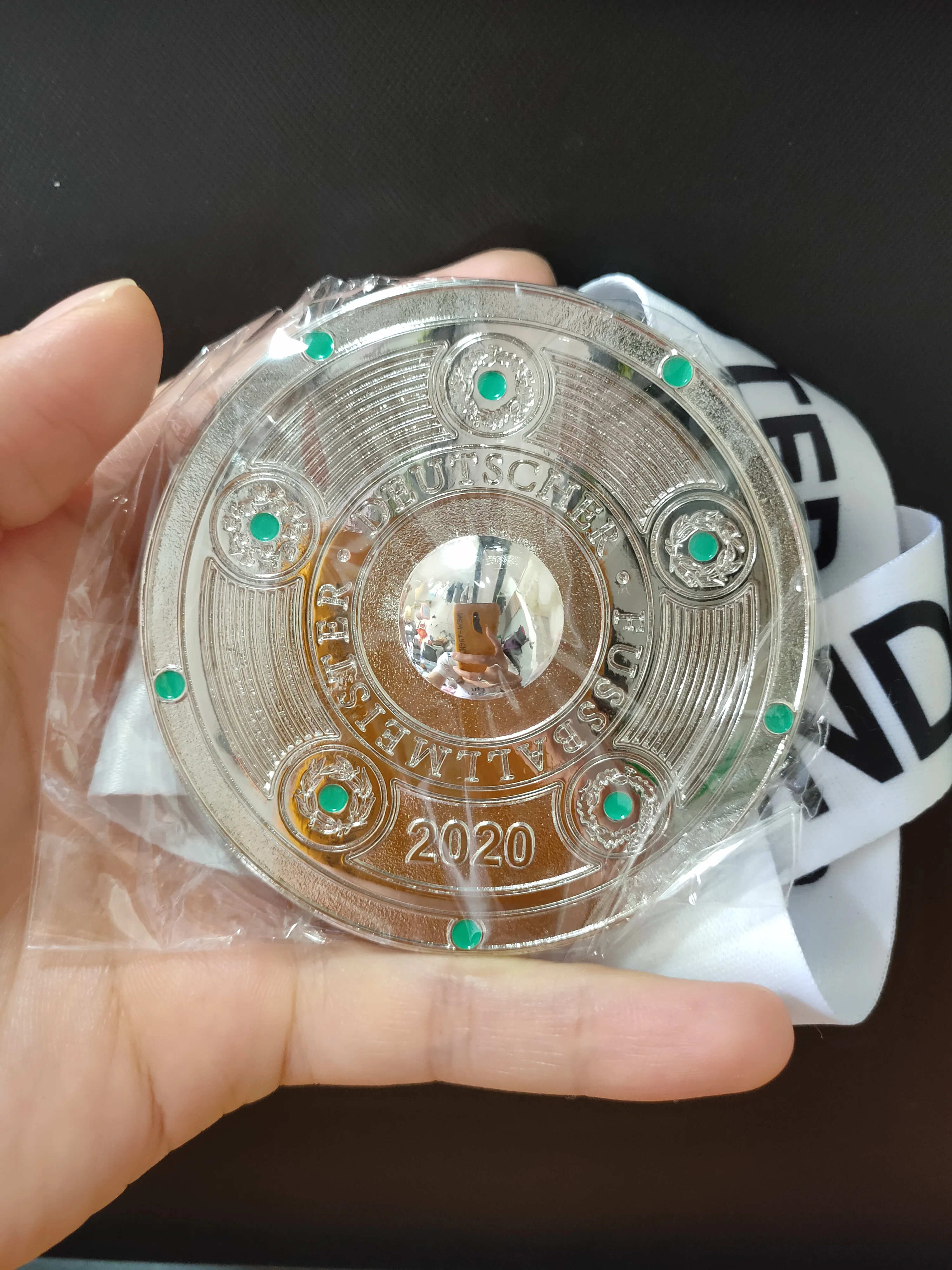 Сезон 2020/21 медаль чемпионов DFB-Pokal Боруссии Дортмунд золотая металлическая