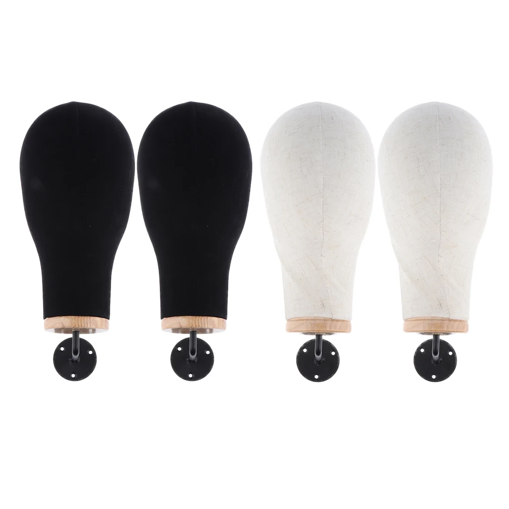 

4 шт./комплект, настенный держатель для головы манекена