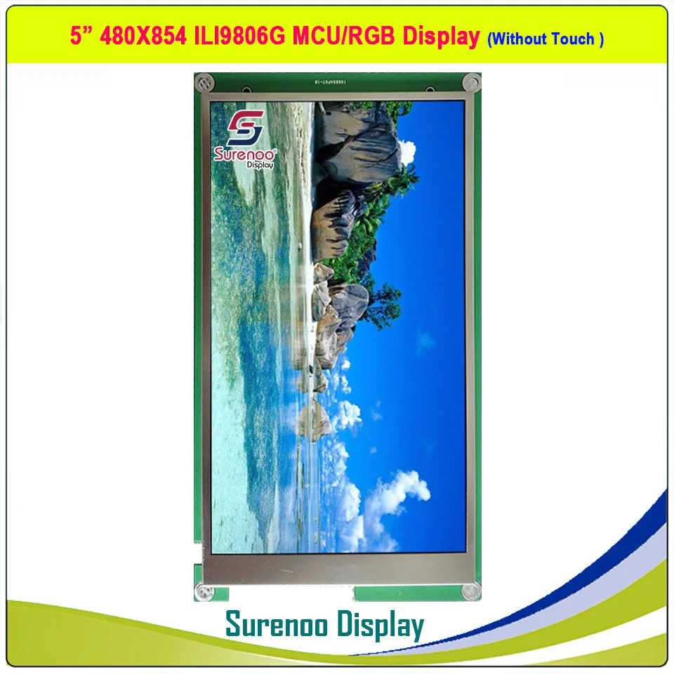 Model A3 5,0 дюймов 480*854 ILI9806G 16 м HD емкостный резистивный сенсорный ips TFT ЖК-модуль экран дисплей Панель MCU RGB - Цвет: Model A3
