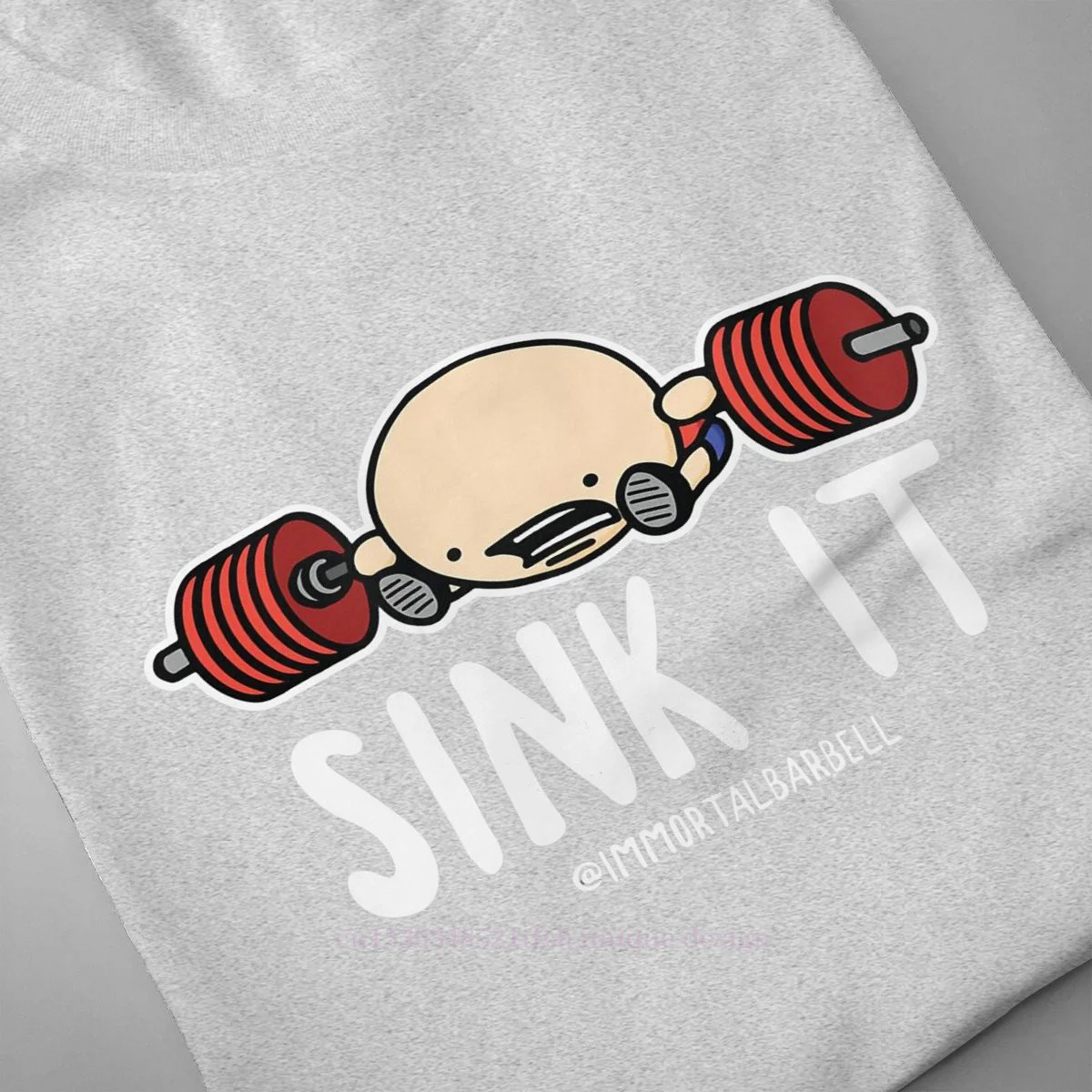 

Bodybuilding Ripped Muscle Training 2021 New Arrival TShirt Sink It Unique Design Crewneck Cotton for Men Shirt