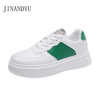 chunky leather shoes ladies white sneakers running shoes for women casuales sneakers lace up fashion sport shoes women trainers