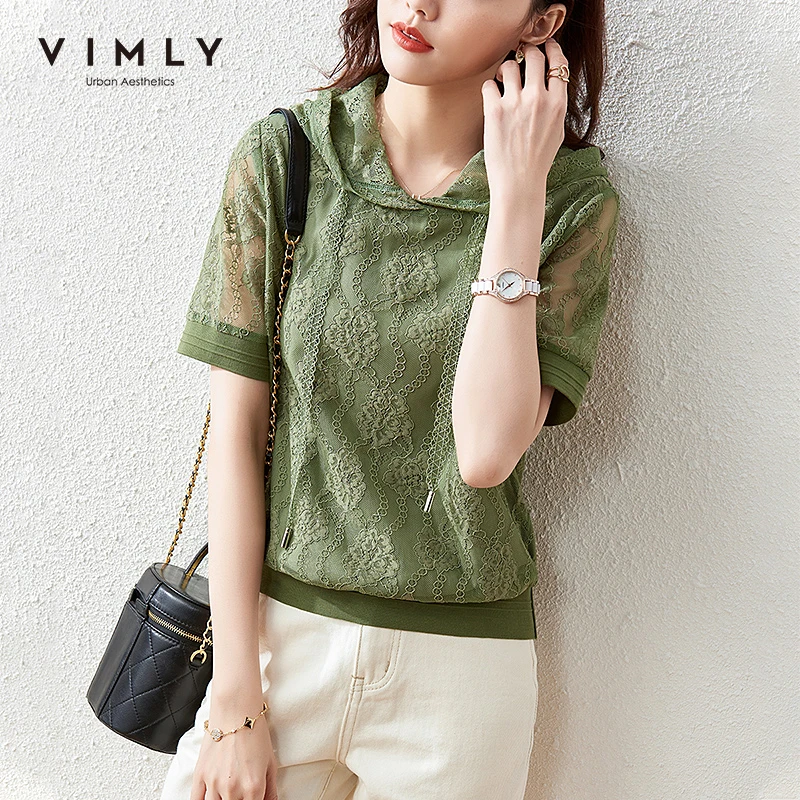 VIMLY летние женские толстовки 2021 модный новый пуловер Элегантные вязаные