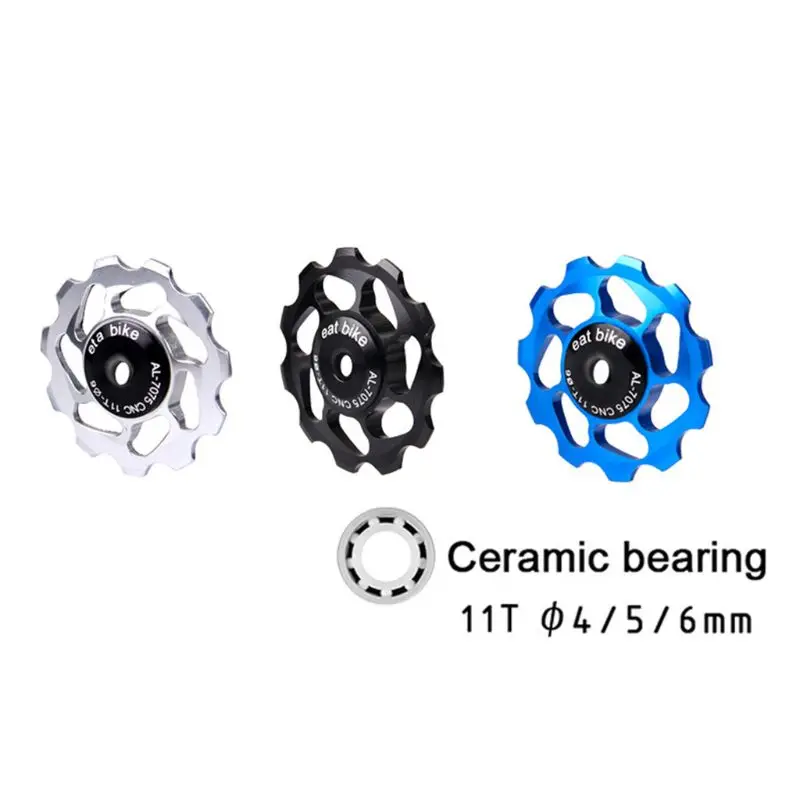 

Road Bike Rear Derailleur Pulley Bike Jockey Wheel Pulley Ceramic Guide Roller