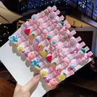 Заколки для волос в виде фруктов для девочек, разноцветные, 10 шт.компл.