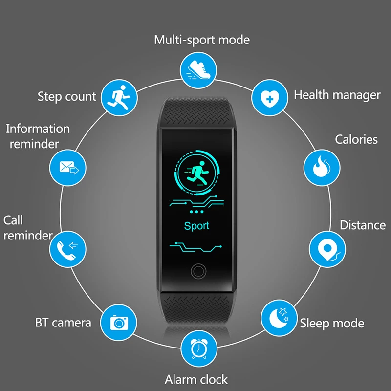 Новые bluetooth QW18 умные часы IOS/Android для мужчин и женщин водонепроницаемые