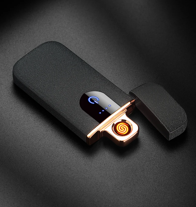 Светодиодный дисплей питания, usb зарядка, импульсная Электронная зажигалка, горячая Распродажа, двойная дуговая сигарная плазменная зажигалка, ветрозащитная Зажигалка для прикуривателя