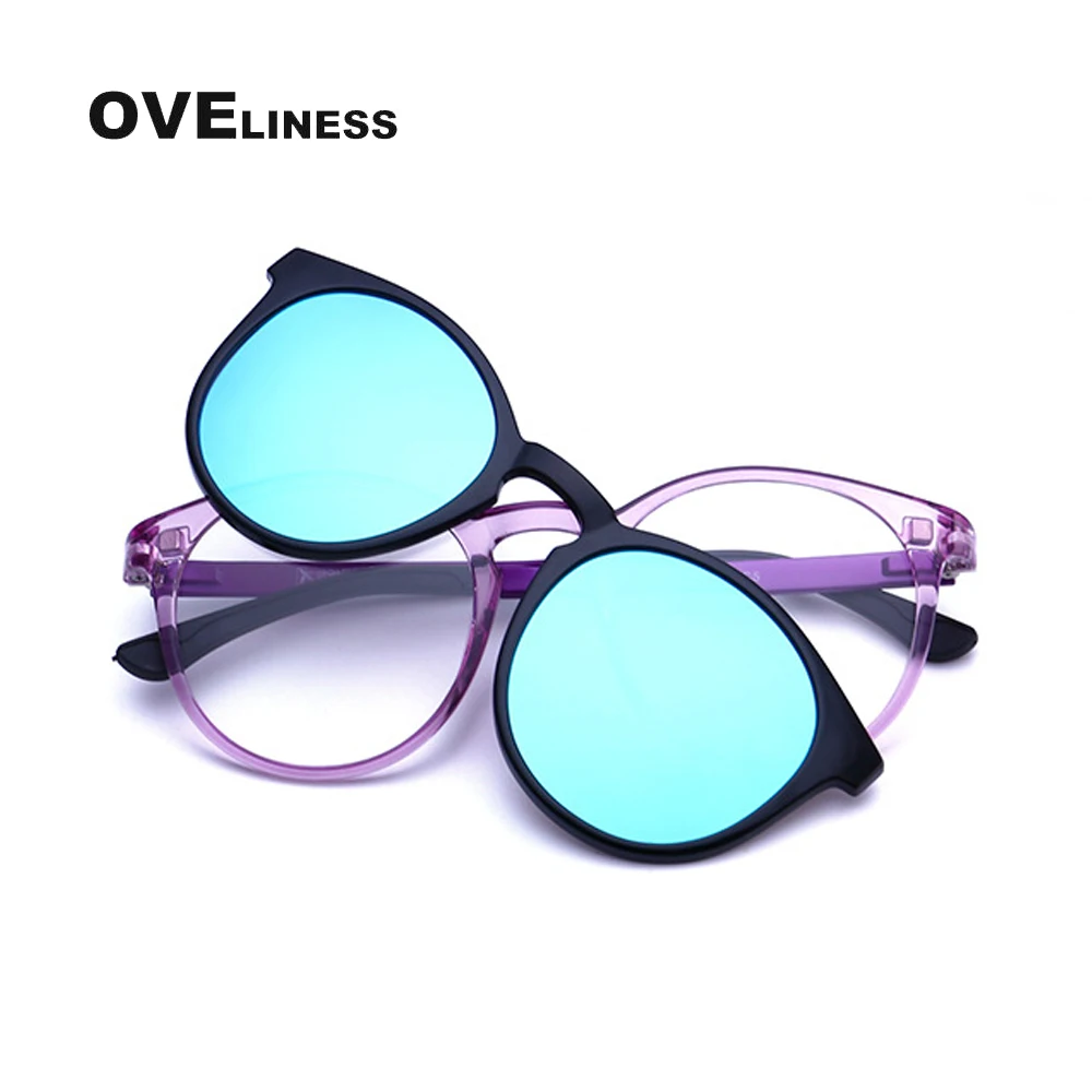 TR90 оптические очки по рецепту Близорукость круглые оправа для мужчин и женщин