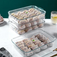 refrigerator food storage box kitchen accessories organizer fresh box dumplings vegetable egg holder stackable