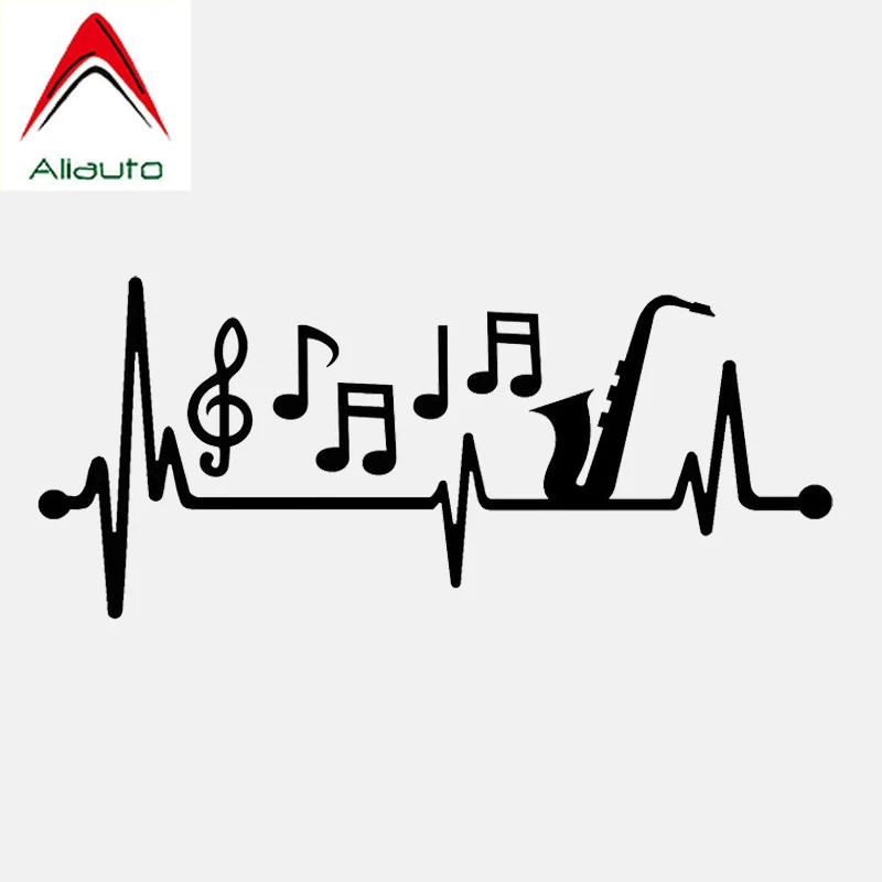 Aliauto креативные автомобильные стикеры альт саксофон музыкальные ноты