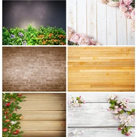 vinyl custom photography backdrops brick wall wood planks theme photo studio background fk91025 48
