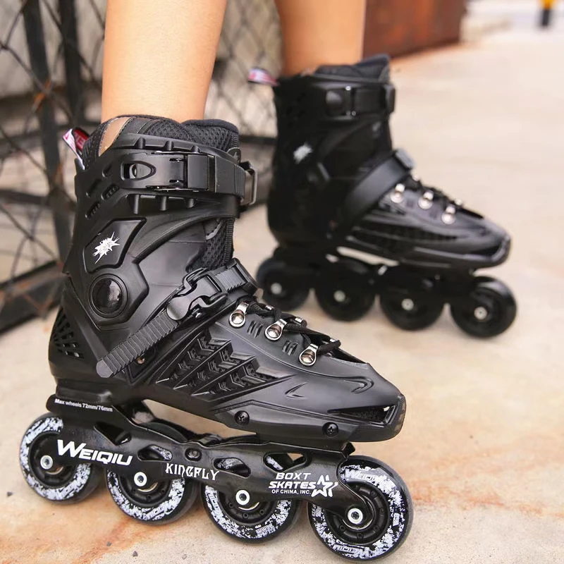 Professional Inline Roller Skates Woman Man Kids Adult Sliding Skating Shoes Free Sneakers Outdoor patins 4 rodas Size 30-44