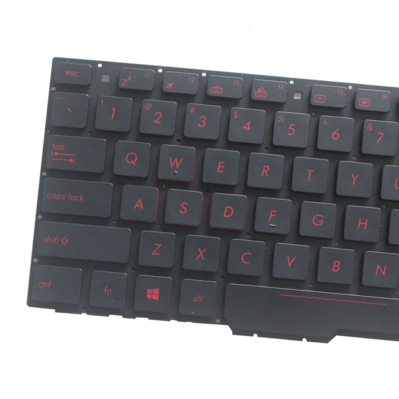 Клавиатура для ноутбука ASUS GL553 GL553V GL553VW ZX553VD ZX53V ZX73 FX553VD FX53VD FX753VD FZ53V с красной