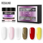 ROSALIND,акриловая пудра  для, дизайна ногтей, украшения для ногтей, полимерные 6 видов цветов для наращивания, набор кристаллов в коробке, все для маникюра,акрил