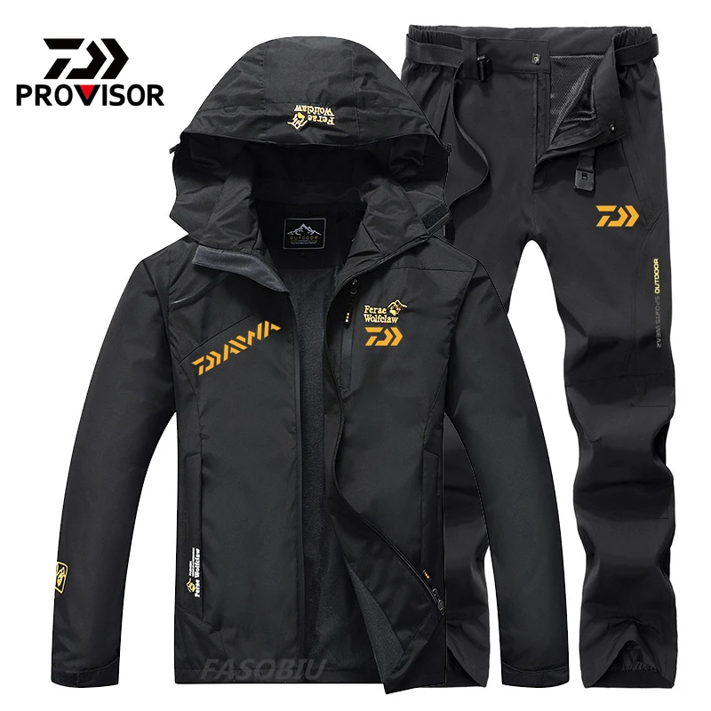 

Daiwa Fishing Jacket Men Autumn Winter Sports Fishing Suit Windproof Waterproof Hiking Pants Breathable Outdoor Fishing Clothes