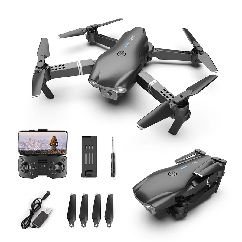 

S602 Drone With Duanl Camera 4K HD WIFI FPV Professional Quadcopter Wide Angle Camera Foldable RC Quadcopter GPS Dron VS F3 Pro