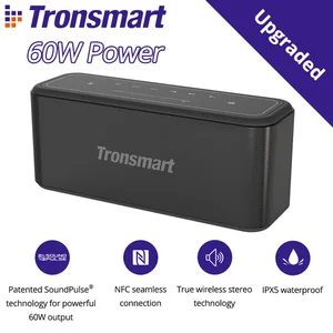 Портативная колонка Tronsmart Mega Pro, Bluetooth 5.0, 60 Вт, улучшенные басы, TWS колонка с NFC, IPX5, аккумулятор 10400 мАч