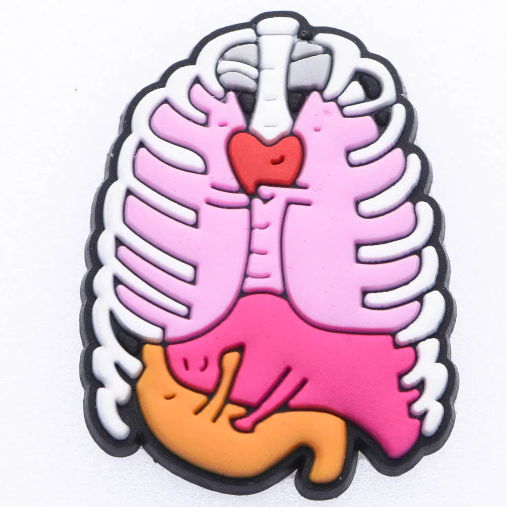 1 PCS PVC Medical Supplies Croc JIBZ charms Cute Stethoscope Syringe Shoe Buckle  Shoe Accesory Croc sandals shoes Decoration