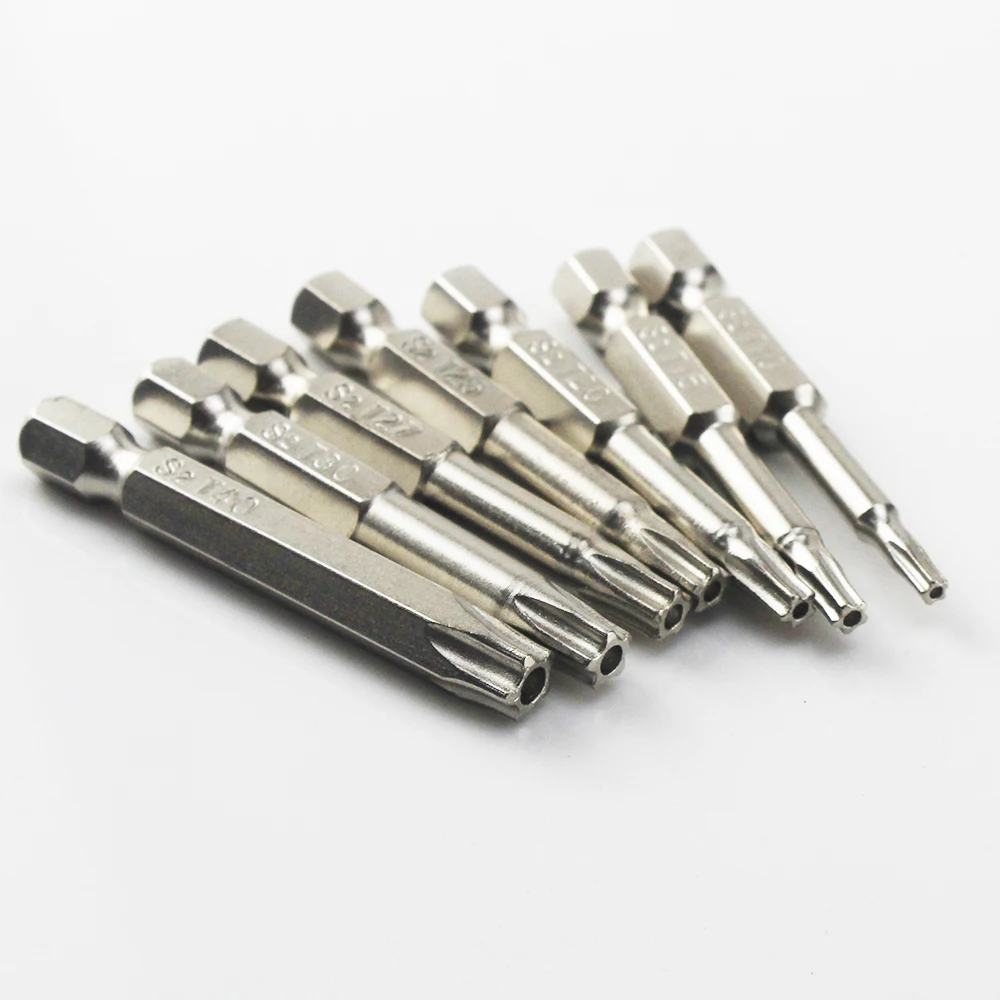 7 шт набор 50 миллиметровый Магнитный 5 точечная звезда/отвертка сверла 1/4