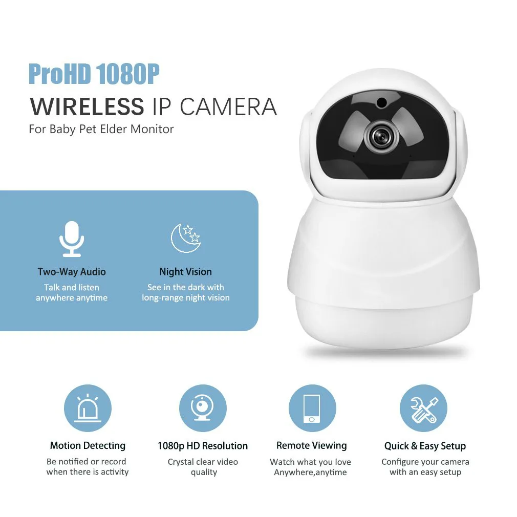 1080P IP Камера 360 градусов панорамный Wifi “рыбий глаз” с Ночное видение