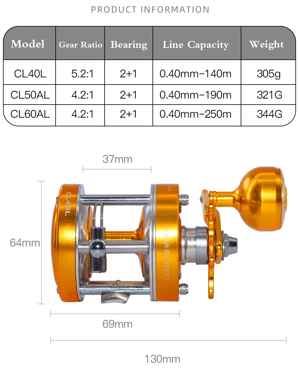 Барабанная катушка для заброса приманки полностью Металлическая