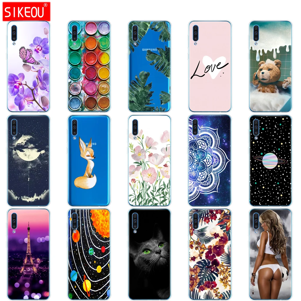 Чехол для Samsung Galaxy A30S силиконовая прозрачная задняя крышка чехол телефона A30 A307