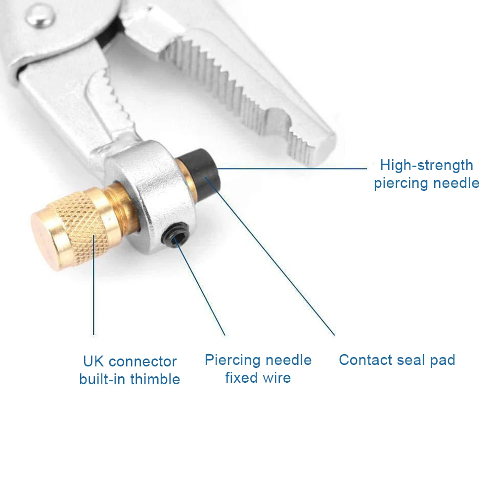 

CH-308 Air Conditioning Pliers Refrigerant Recovery Steel Air Conditioner Refrigeration Tube Locking Plier Welding Hand Tools