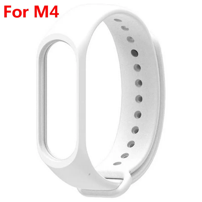 1x умный Браслет для xiaomi mi Band 3 4 спортивный ремешок часы силиконовый ремешок для xiaomi mi band 3 4 браслет mi band 4 3 ремешок - Цвет: For Xiaomi Mi Band 4