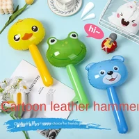 animal head long stick children s inflatable toy small inflatable bell hammer balloon